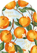 Your the Zest Birthday Card