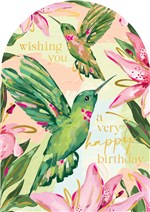 Birthday Card Humming Bird