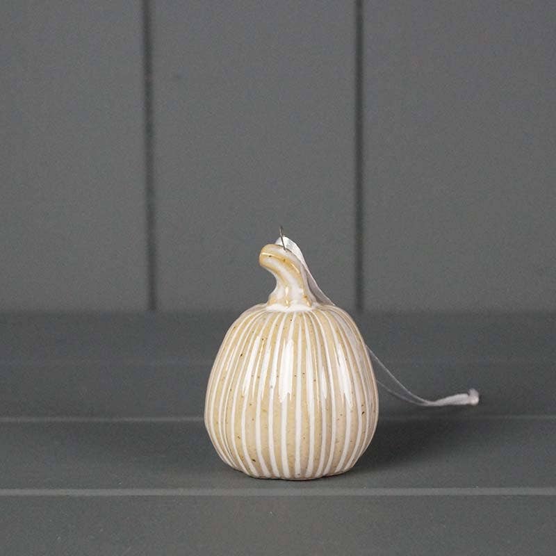 Hanging Ceramic Pumpkin (6.5cm)