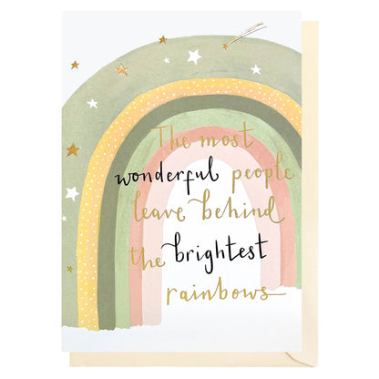 Rainbows Sympathy Card | Condolences Card