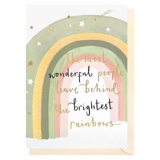 Rainbows Sympathy Card | Condolences Card