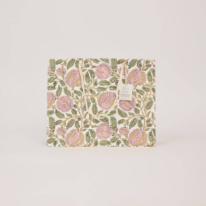 Hand Block Printed Gift Bags (Large) - Blush Refresh