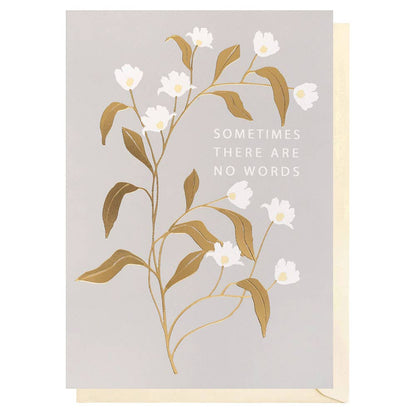 No Words Floral | Sympathy Card | Thinking of You