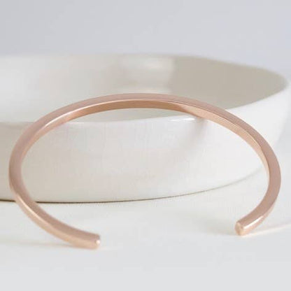 Polished Silver Bar Bangle
