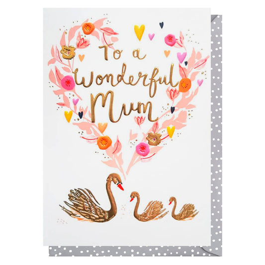 Wonderful Mum Card | Mum Birthday Card | Mother's Day Card