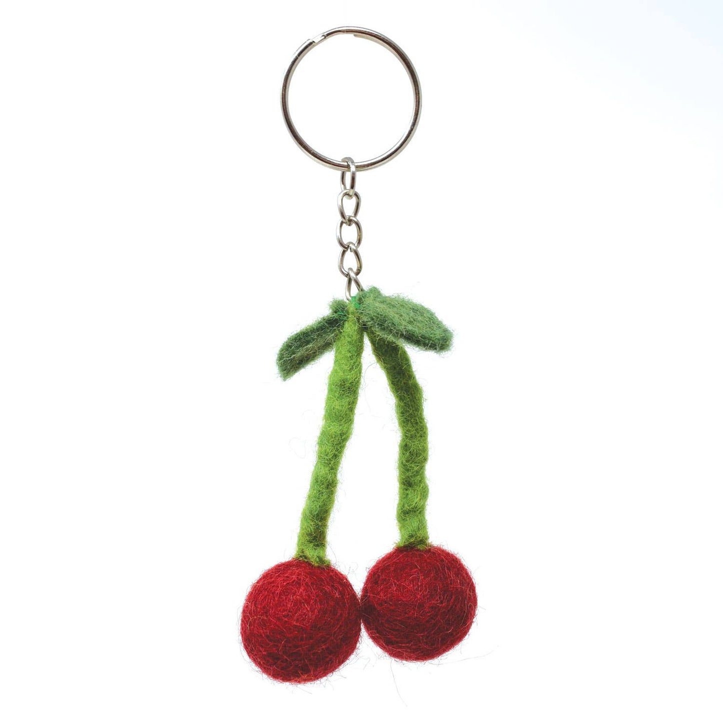 Felt Keychain - Cherries Felt Keyring