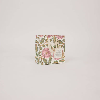 Hand Block Printed Gift Bags (Small) - Blush Refresh