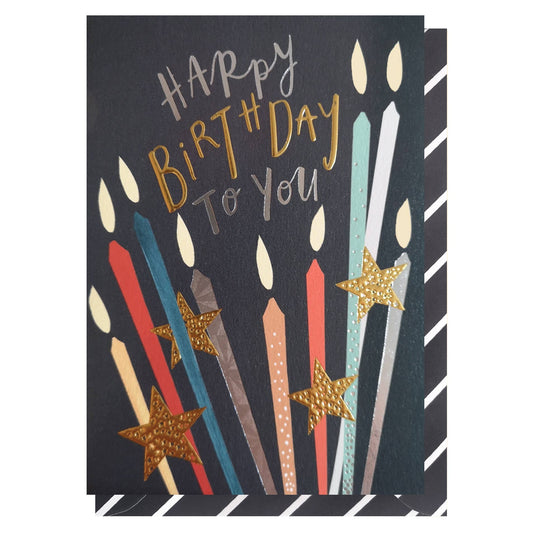 Birthday Candles | Male Birthday Card | Candles Card