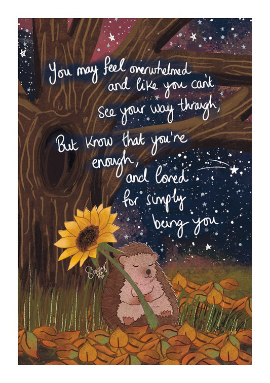 Simply Being You | Positive Greetings Card