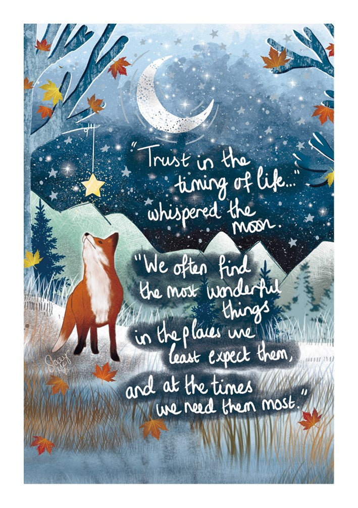 Timing of life | Positive Greetings Card