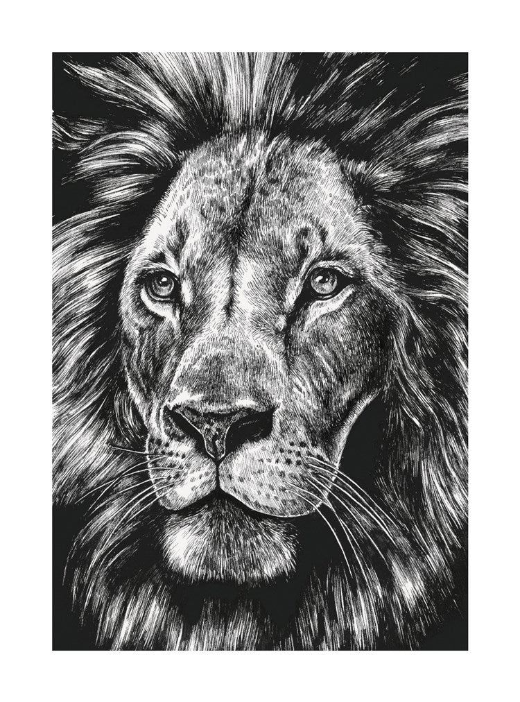 Lion | Small Greetings Card