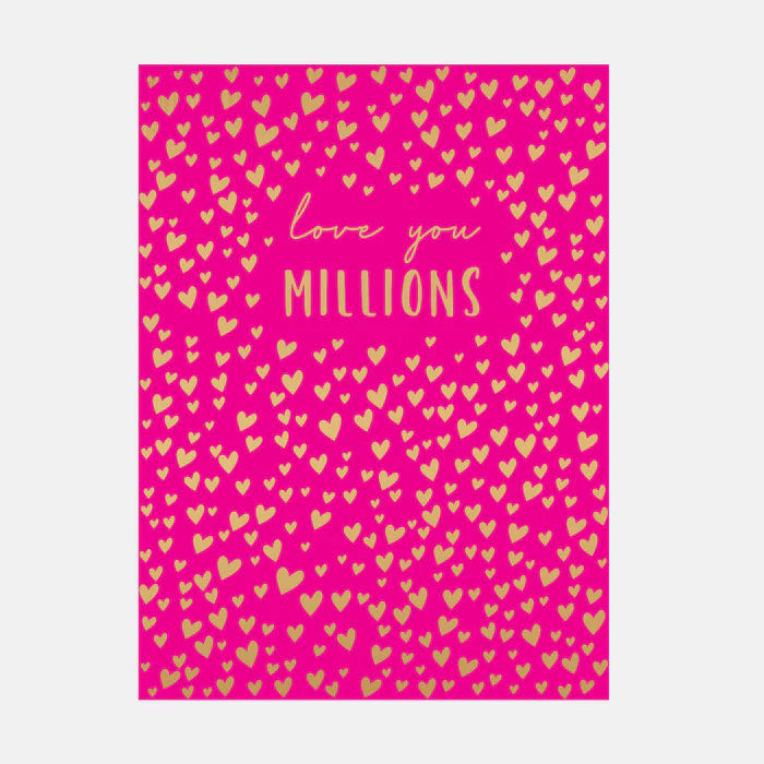 Love you Millions | Small Sara Miller Greetings Card