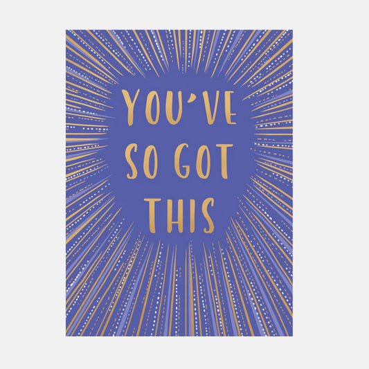 You've Got This | Small Sara Miller Greetings Card