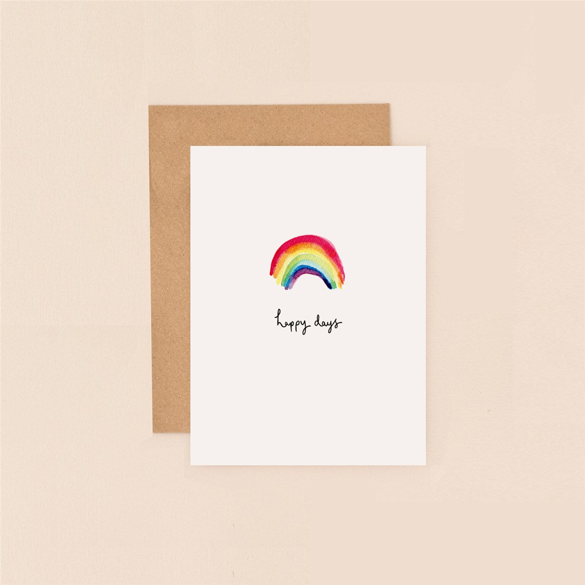 Happy Days Rainbow Mini Card