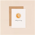 Sun Sending warm hugs Mini Card