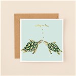 Turtley in Love Card