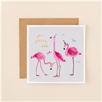 Flamingo Fabulous Sister Card