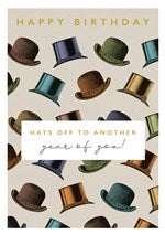 Happy Birthday Hats off to another year of you