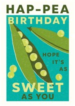 Hap-pea Birthday Hope its as sweet as you