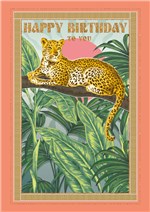 Happy Birthday to you Leopard card