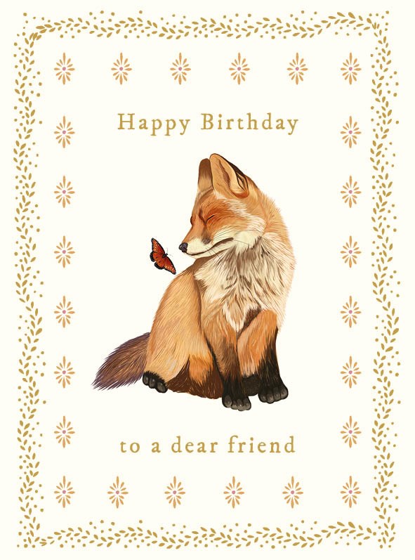 Fox | Small Birthday Card (Copy)